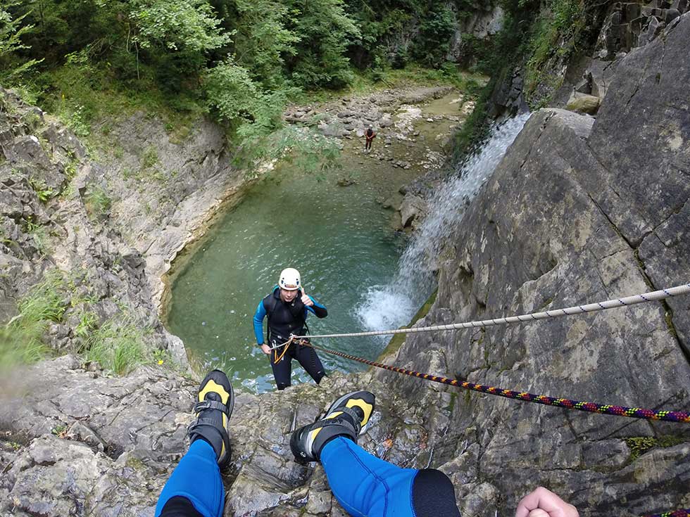 Descenso de Barrancos en Benasque